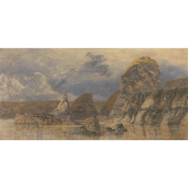 オーダー油絵 】ジョン・ブレット 海の風景 【選べるサイズ