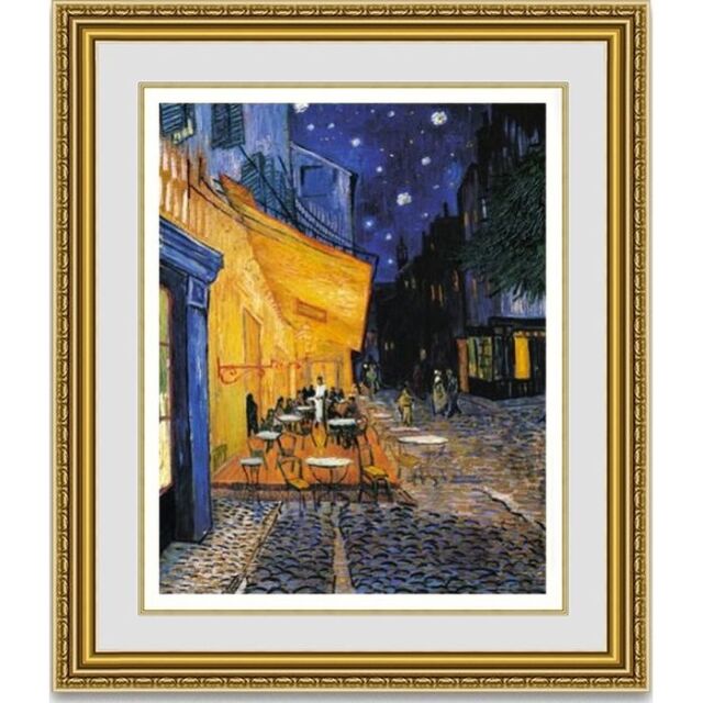 ゴッホ 「夜のカフェテラス」【選べる額縁付き】【送料無料】の購入 