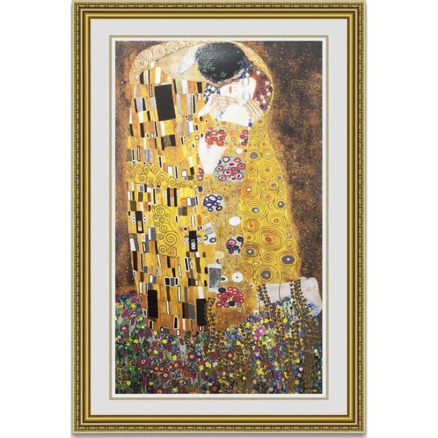 クリムト 「接吻」 額縁付きの購入なら絵画販売のアートギャラリー南青山