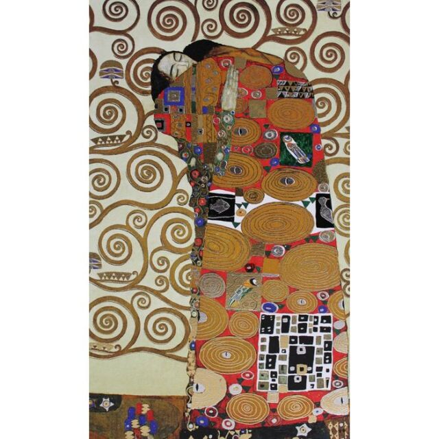 グスタク-クリムト「The Maiden」額縁 グスタフクリムト 「成就