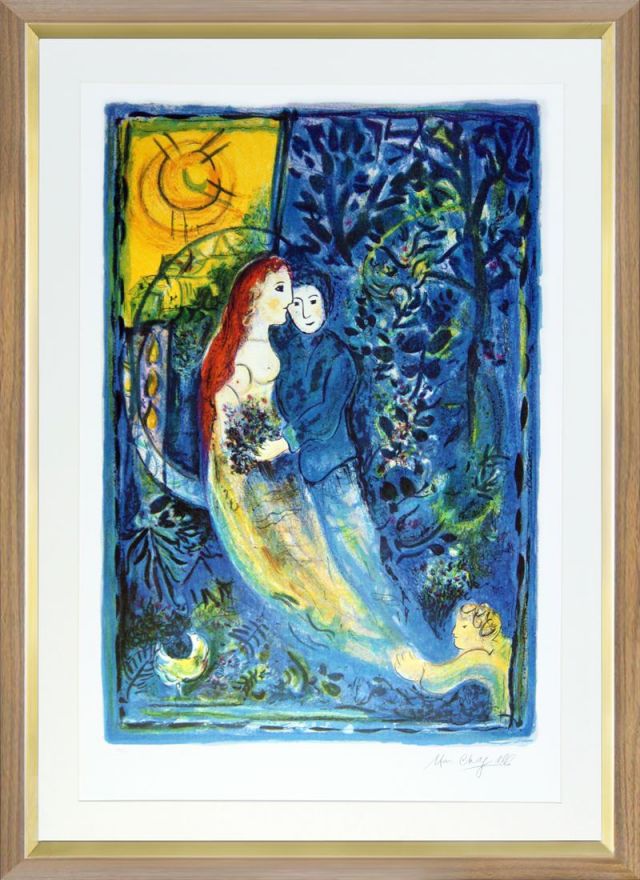 楽天ランキング2位受賞】おすすめ豪華額縁仕様シャガール 「結婚式  