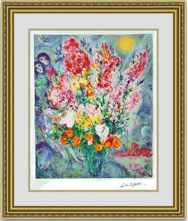 シャガール 天に捧げる花束 の購入なら絵画販売のアートギャラリー南青山