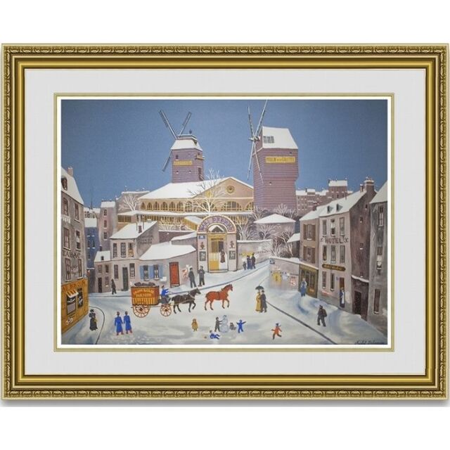 ミッシェルドラクロワ「Moulin de la Galette」 額縁付きの購入なら