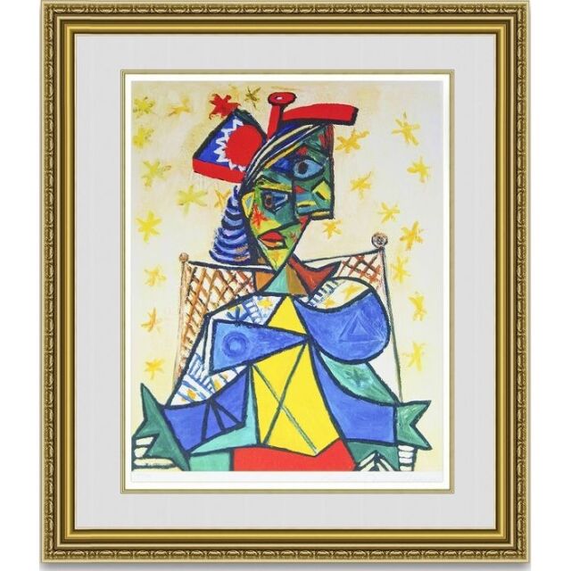 ピカソ祭◇Modern Art◇肉筆☆油絵☆F20号『woman with なやん a