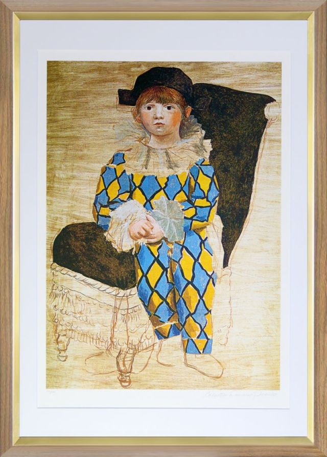 ピカソ 「アルルカン姿のパウロ」の購入なら絵画販売のアート 