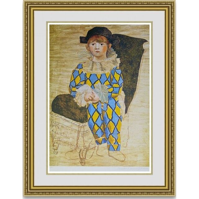 ピカソ 「アルルカン姿のパウロ」の購入なら絵画販売のアート 