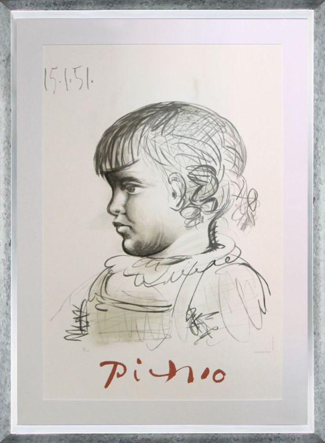 パブロ・ピカソ、Portrait of J. R. with Roses ピカソ 「Portrait d'Enfant」の購入なら絵画販売のアートギャラリー南青山