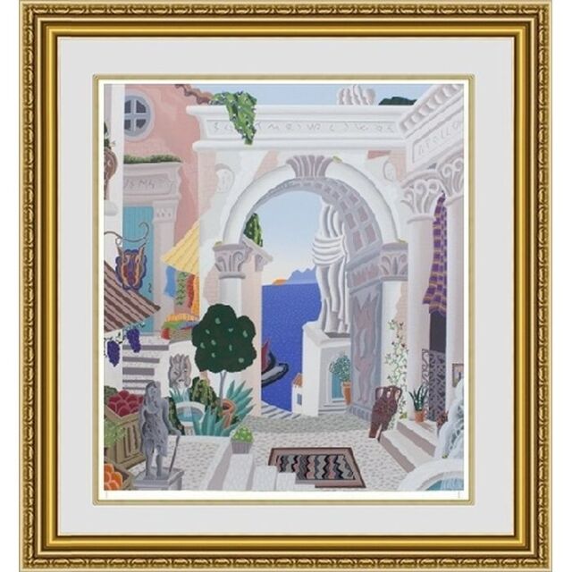 トーマス・マックナイト ゴールデンゲート 複製画 額装 5622 トーマス