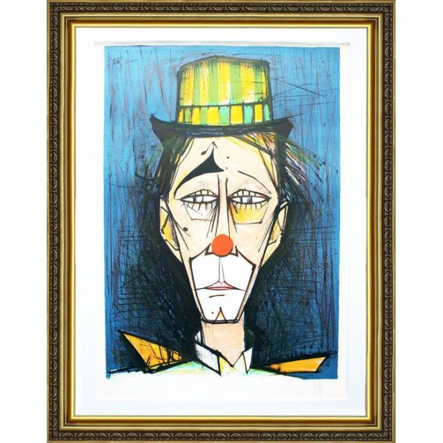 V.ヴェッファ「青い背景の道化師（ピエロ）」の購入なら絵画販売の