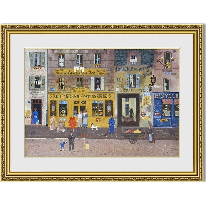 ドラクロワ 「ムーラン・ド・パリ」 額縁付き