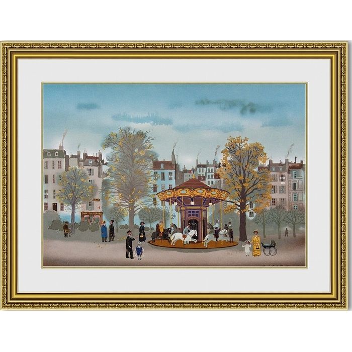 ドラクロワ 「Carousel」 額縁付き
