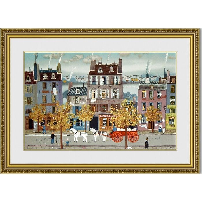 ドラクロワ 「Felix Potin」 額縁付き