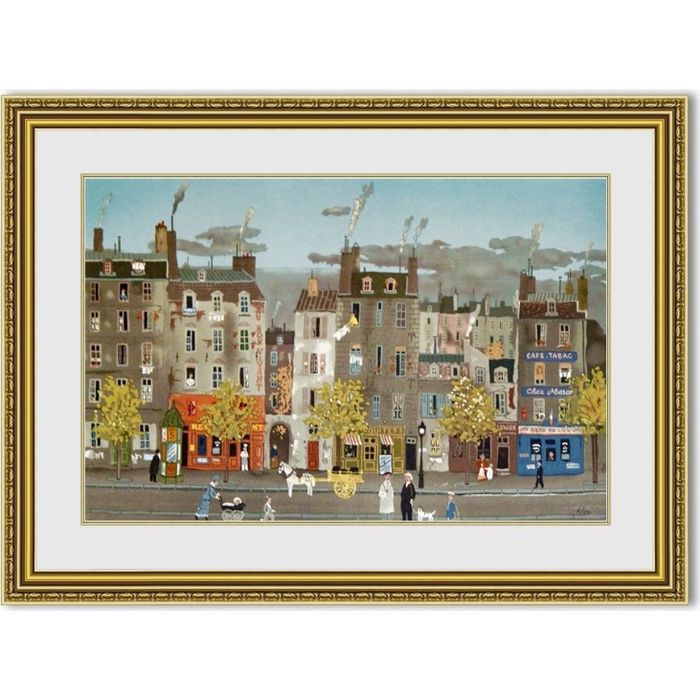 ドラクロワ 「Laiterie Parisienne」 額縁付き