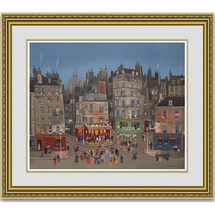 ミッシェルドラクロワ「Le Grand Bal?」 額縁付き