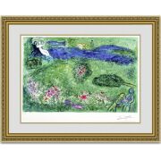 マルク・シャガール Amazon | マルク シャガール 『 花咲く波止場 』 絵画