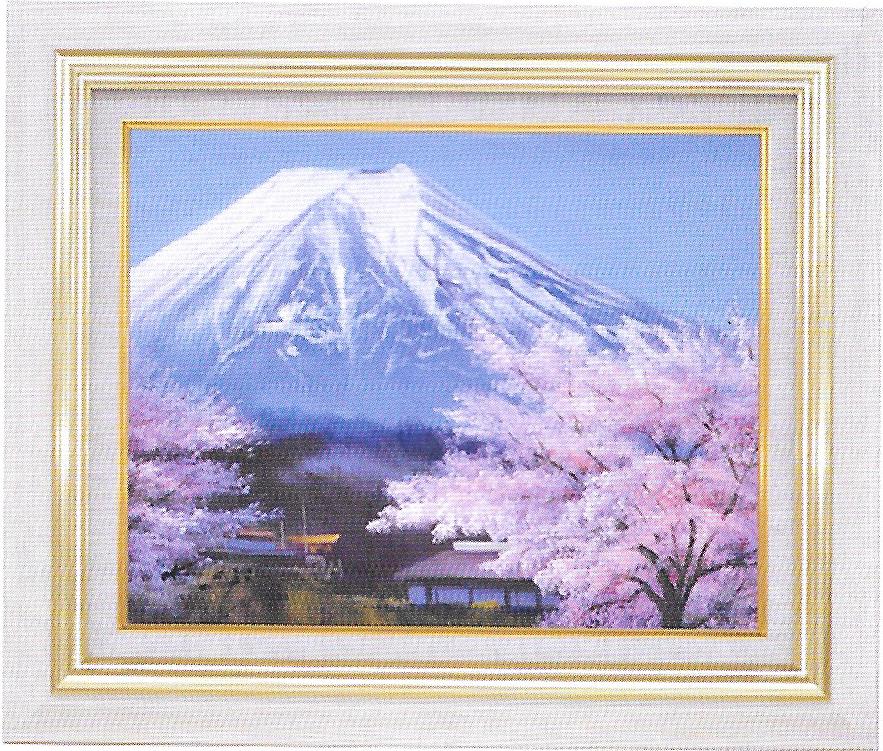 岩井景文忍野富士 F6