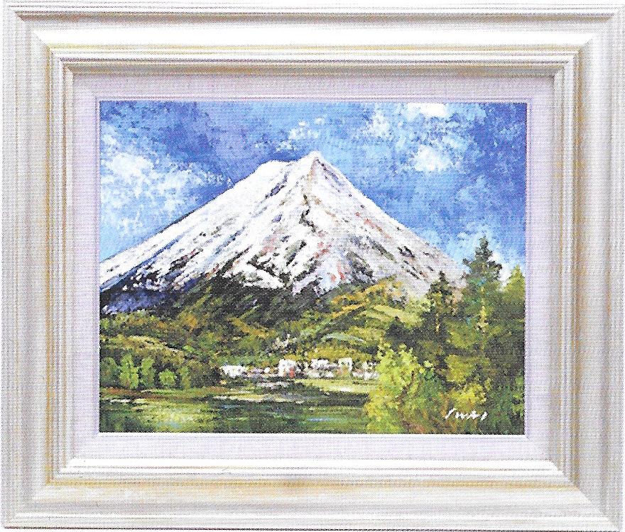 岩井景文赤富士 F6