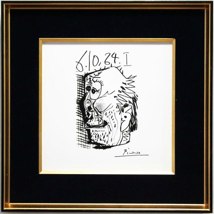 ピカソ Le Gout Du Bonheur May 10,1964 I 額縁付き