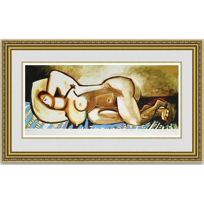 ピカソ SLEEPING NUDE 額縁付き