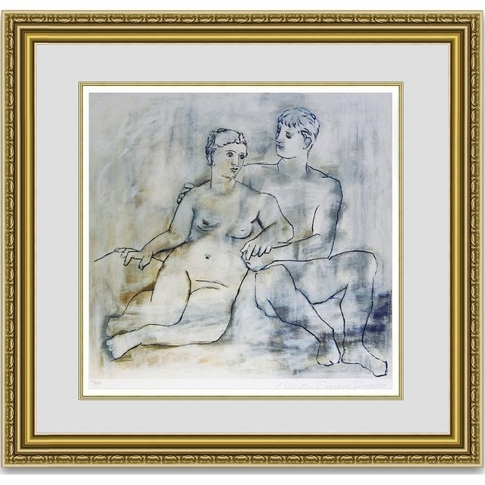 ピカソ The Lovers 額縁付き