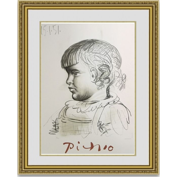 ピカソ Portrait d'Enfant 額縁付き