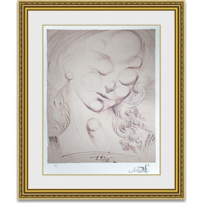 ダリ 「マドンナ」 額縁付き