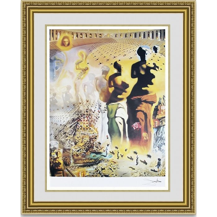 ダリ 「Hallucinogenic Toreador」 額縁付き