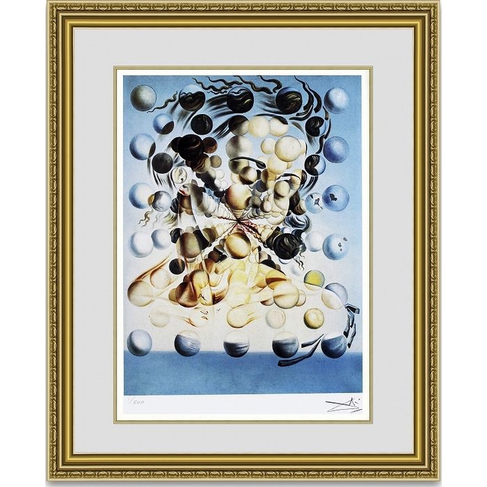 ダリ 「Galatea of the Spaheres」 額縁付き