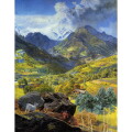 【オーダー油絵 】ジョン・ブレット ヴァッレ・ダオスタ自治州 【選べるサイズ／選べる額縁付】