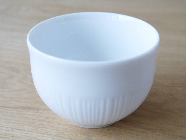 fucube【湯呑み  煎茶碗  白   無地  美濃焼】　90cc