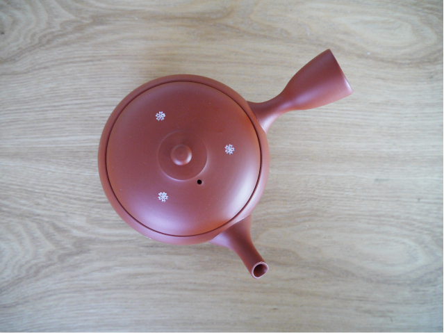 蛟竜さん手作り常滑焼　竜型急須　全新 Motozo Kameoka Flower Engraved Carving Kyusu Teapot 亀岡素三
