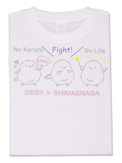 Tシャツ OSS!! シマエナガ (白)　画像