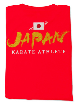 Tシャツ JAPAN KARATE （蛍光オレンジ）