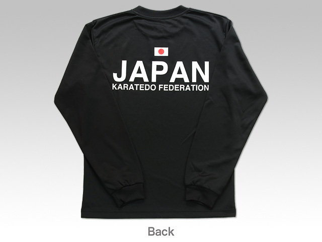 JKF JAPAN メッシュロングスリーブTシャツ （黒）