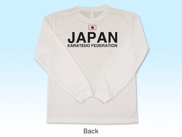 JKF JAPAN メッシュロングスリーブTシャツ （白）