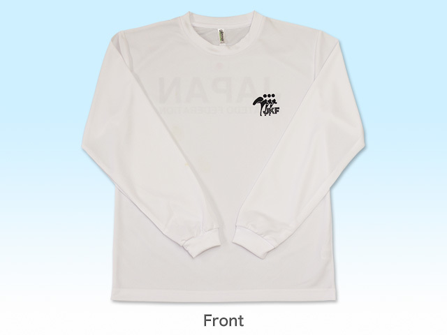 JKF JAPAN メッシュロングスリーブTシャツ （白）