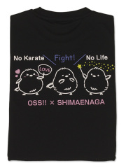 Tシャツ OSS!! シマエナガ (黒)