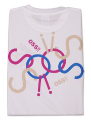 Tシャツ OSS!! キー (白)