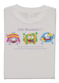 Tシャツ OSS!! モンスター 白