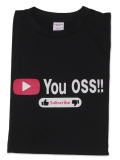 Tシャツ YOU OSS!! 黒