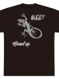Tシャツ OSS!! トカゲ (黒)