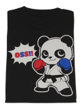 Tシャツ OSS!! 組手パンダ (黒)