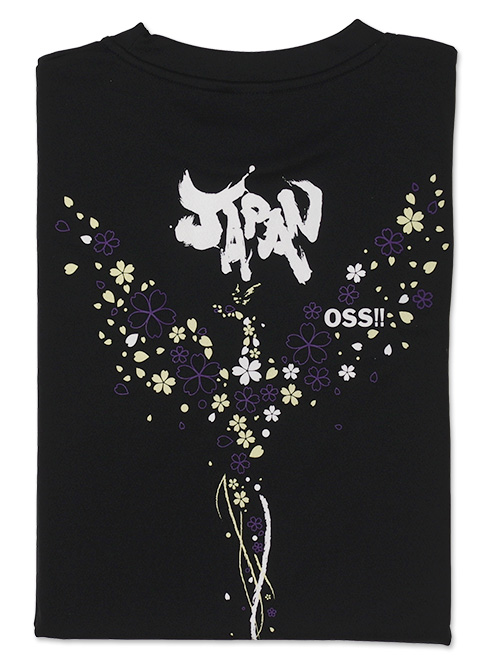 Tシャツ OSS!! 桜鳳凰 黒