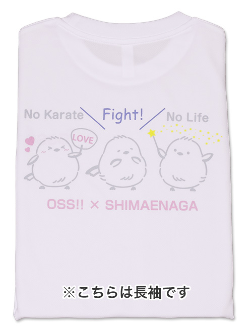 Tシャツ OSS!! シマエナガ 長袖 (白)