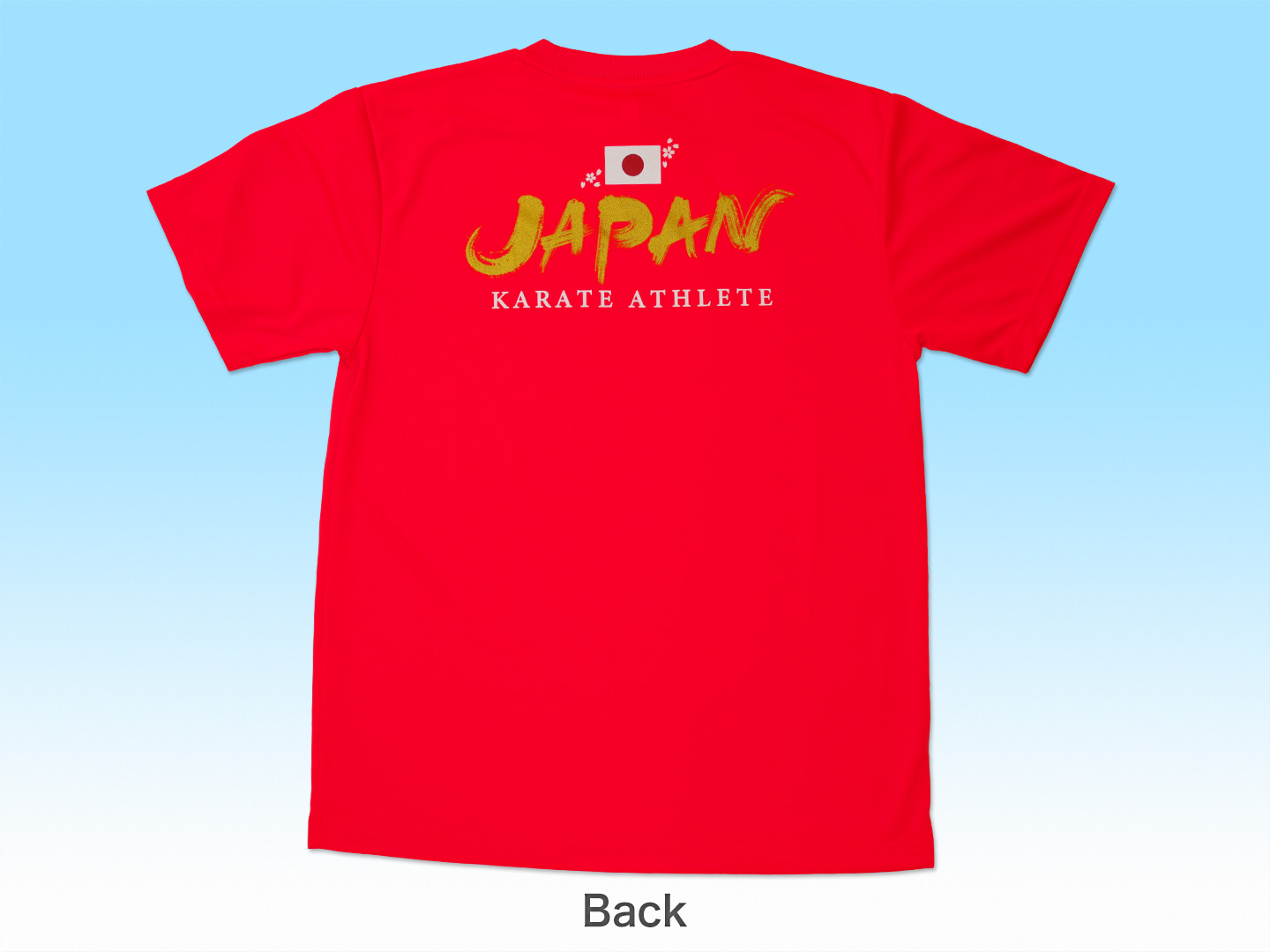 Tシャツ JAPAN KARATE（蛍光オレンジ）　画像