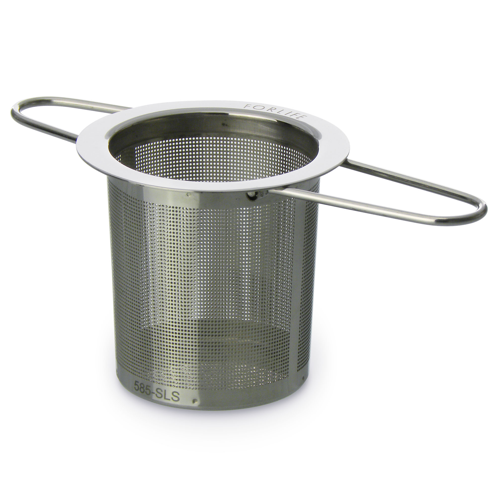 FORLIFEフォーライフ 585 ハンドル折りたたみ式インフューザー　ステンレス　収納ケース付き