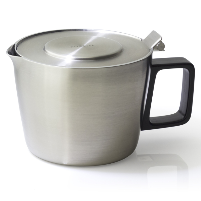 FORLIFEフォーライフ　Hospitalityホスピタリティ 601 ストレーナー内蔵ステンレスティーポット 414ml　ステンレススチール