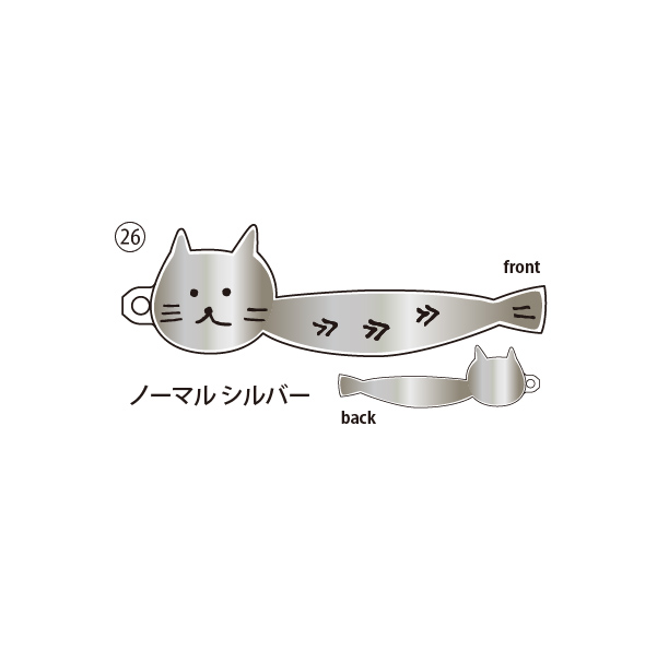 ししゃもねこダイカットアクリルKH