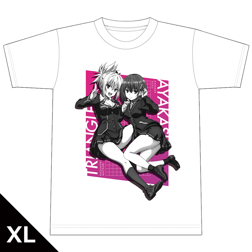 TVアニメ「あやかしトライアングル」 Tシャツ［祭里&すず］ XLサイズ