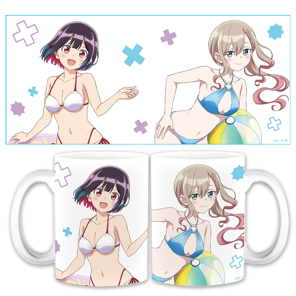 ばっどがーる マグカップ 優&涼 水着ver.【描き下ろし】